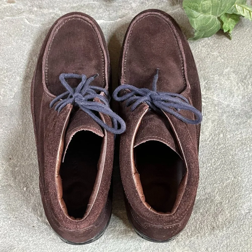 Cole Haan Air Jameson Chukka Ankle Boots Dark Brown Suede Men's Size 10.5 M